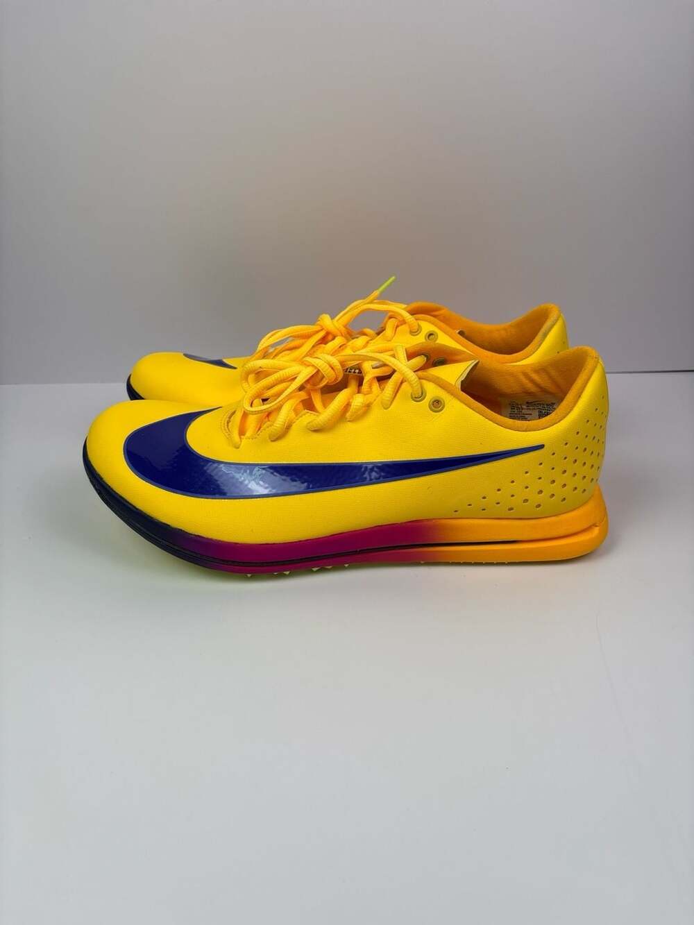 Nike Zoom Rival S 9 Track Spikes Volt Blue Pink